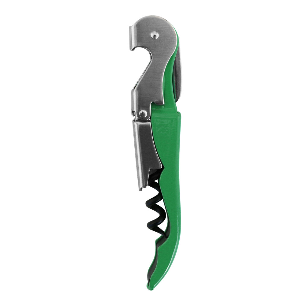 Franmara Duo-Lever Customizable Apple Green Enamel Handle Waiter's Corkscrew 5400-17