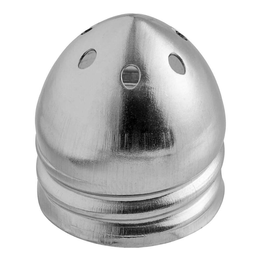 Tablecraft Nickel Plated Steel 1.5 oz. Salt and Pepper Shaker Top - 83T - 24/Case