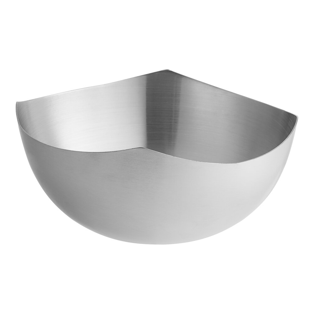 American Metalcraft SB450 9.5 oz. Round Satin Finish Stainless Steel Serving Bowl