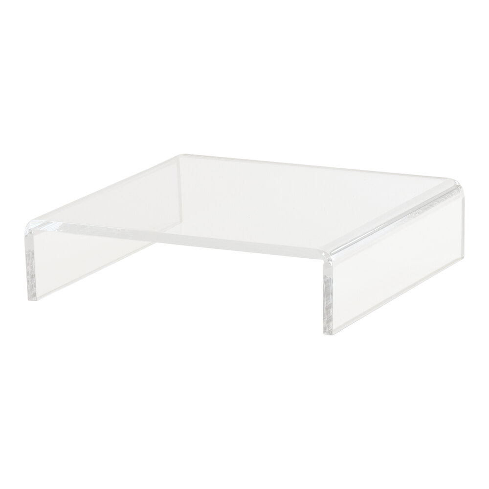 Cal-Mil Milo 12" x 12" x 3" Clear Acrylic U-Shape Display Riser