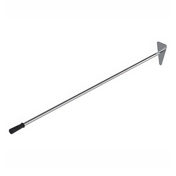 Wood Stone 63" Stainless Steel Triangular Rake for Coal-Fired Ovens WS-TL-CR-M