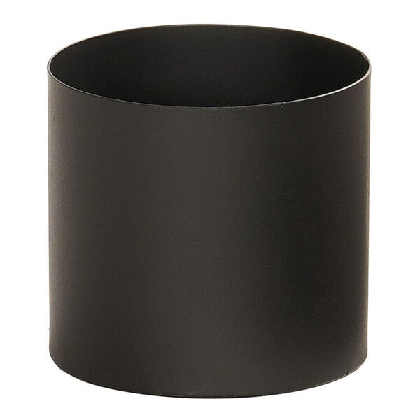 Cal-Mil Onyx 2 1/4" x 4" Black Round Metal Modular Condiment Display