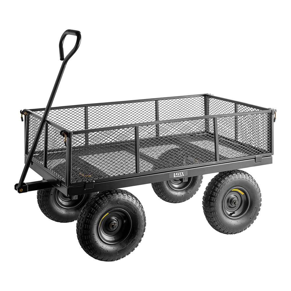 Lavex 1,200 lb. Steel Garden / Utility Cart