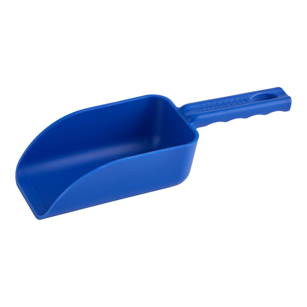 Vikan 16 oz. Blue Polypropylene Hand Scoop 63003