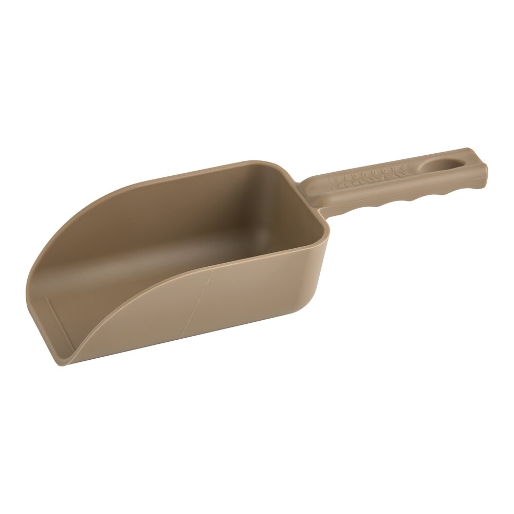 Vikan 16 oz. Brown Polypropylene Hand Scoop 630066