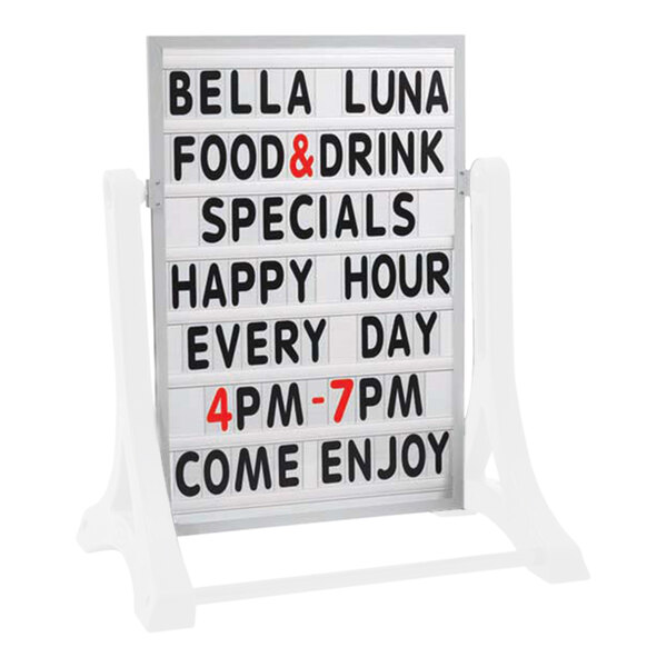 Aarco ROC1PANEL Replacement Letterboard Panel for ROC-1 The Rocker Sign