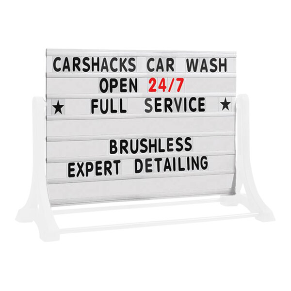 Aarco ROC7PANEL Letterboard Panel for ROC-7 The Rocker Sign