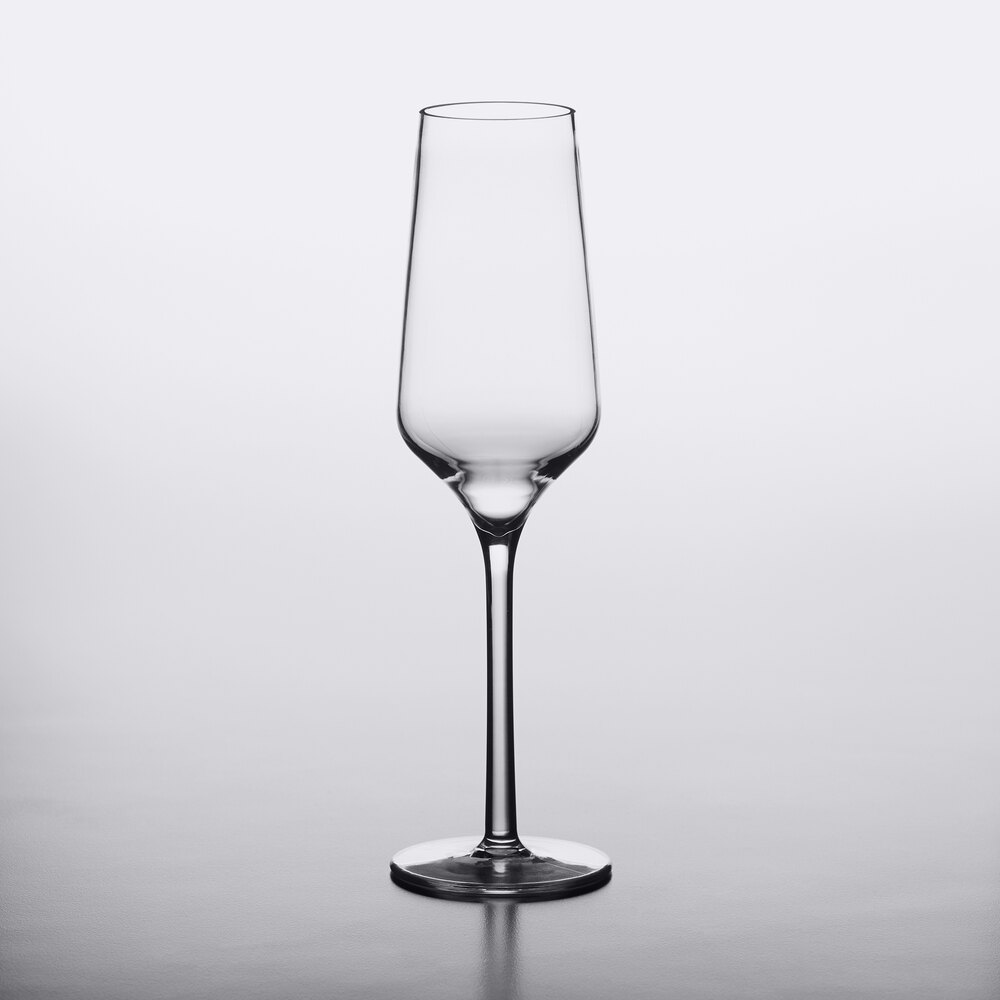 Libbey Infinium Prism 8.5 oz. Tritan™ Plastic Champagne Flute - Sample