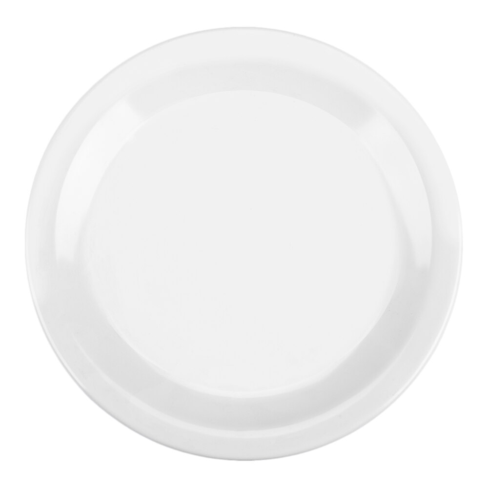 Carlisle KL20402 Kingline 6 1/2" White Pie Plate - 48/Case