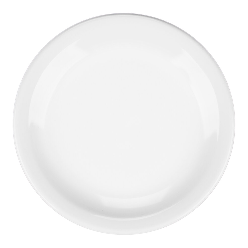 Carlisle 4350502 Dallas Ware 5 5/8" White Melamine Bread and Butter Plate - 48/Case