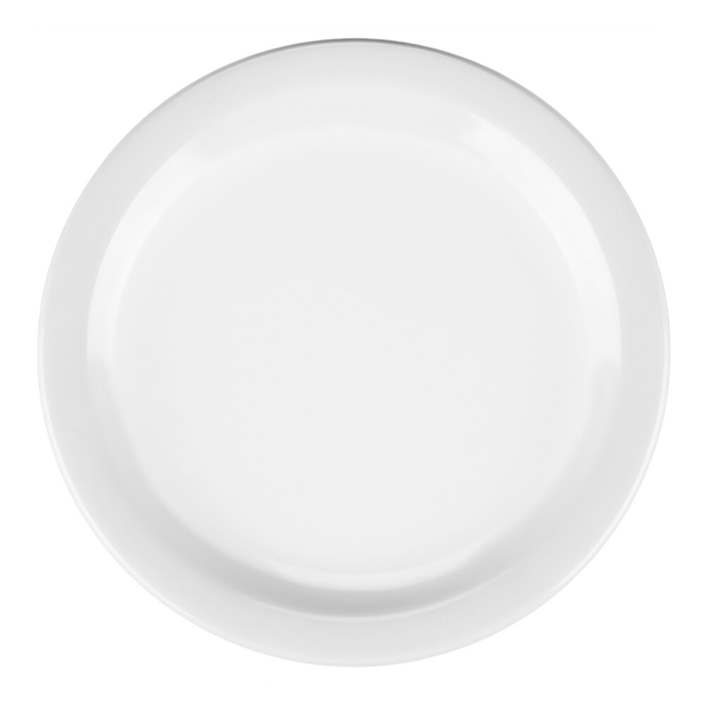 Carlisle 4350302 Dallas Ware 7 1/4" White Melamine Plate - 48/Case