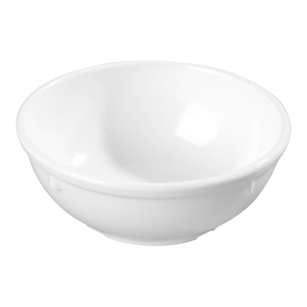 Carlisle 4352002 Dallas Ware 16 oz. White Nappie Bowl - 48/Case