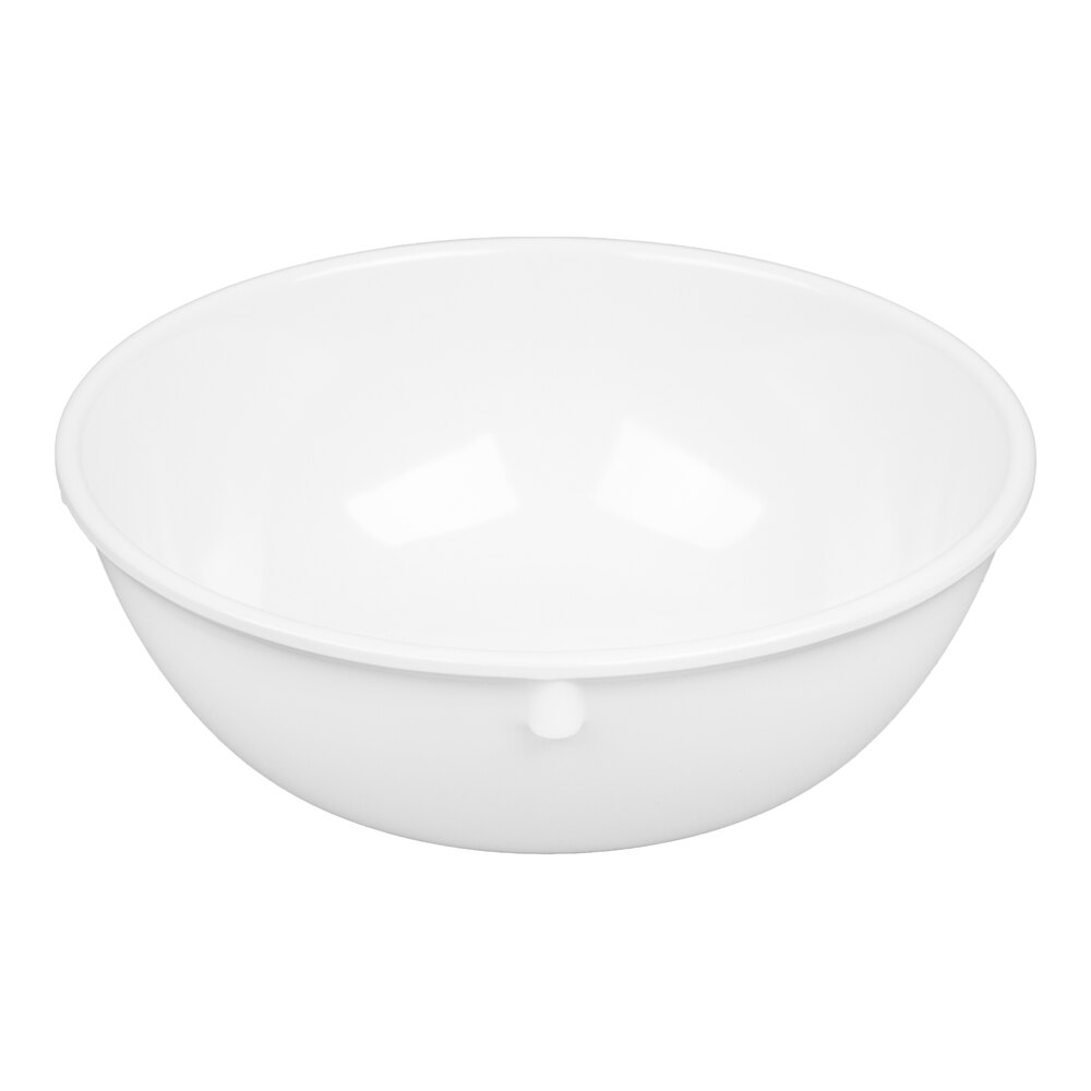 Carlisle 4352802 Dallas Ware 10 oz. White Nappie Bowl - 48/Case