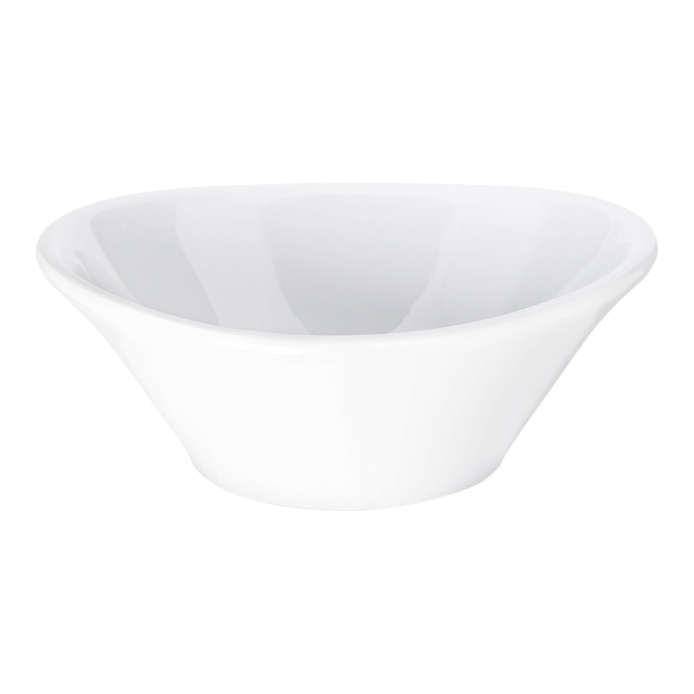 Carlisle 5300602 Stadia 12 oz. White Melamine Bowl - 12/Case