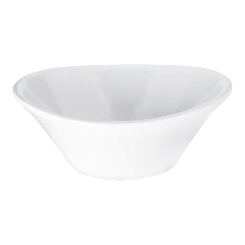 Carlisle 5300702 Stadia 32 oz. White Melamine Bowl - 12/Case