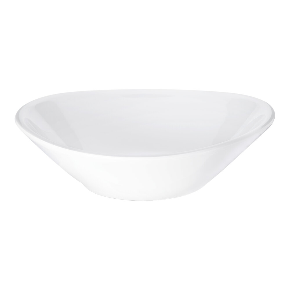 Carlisle 5300802 Stadia 1.63 Qt. White Melamine Bowl - 12/Case