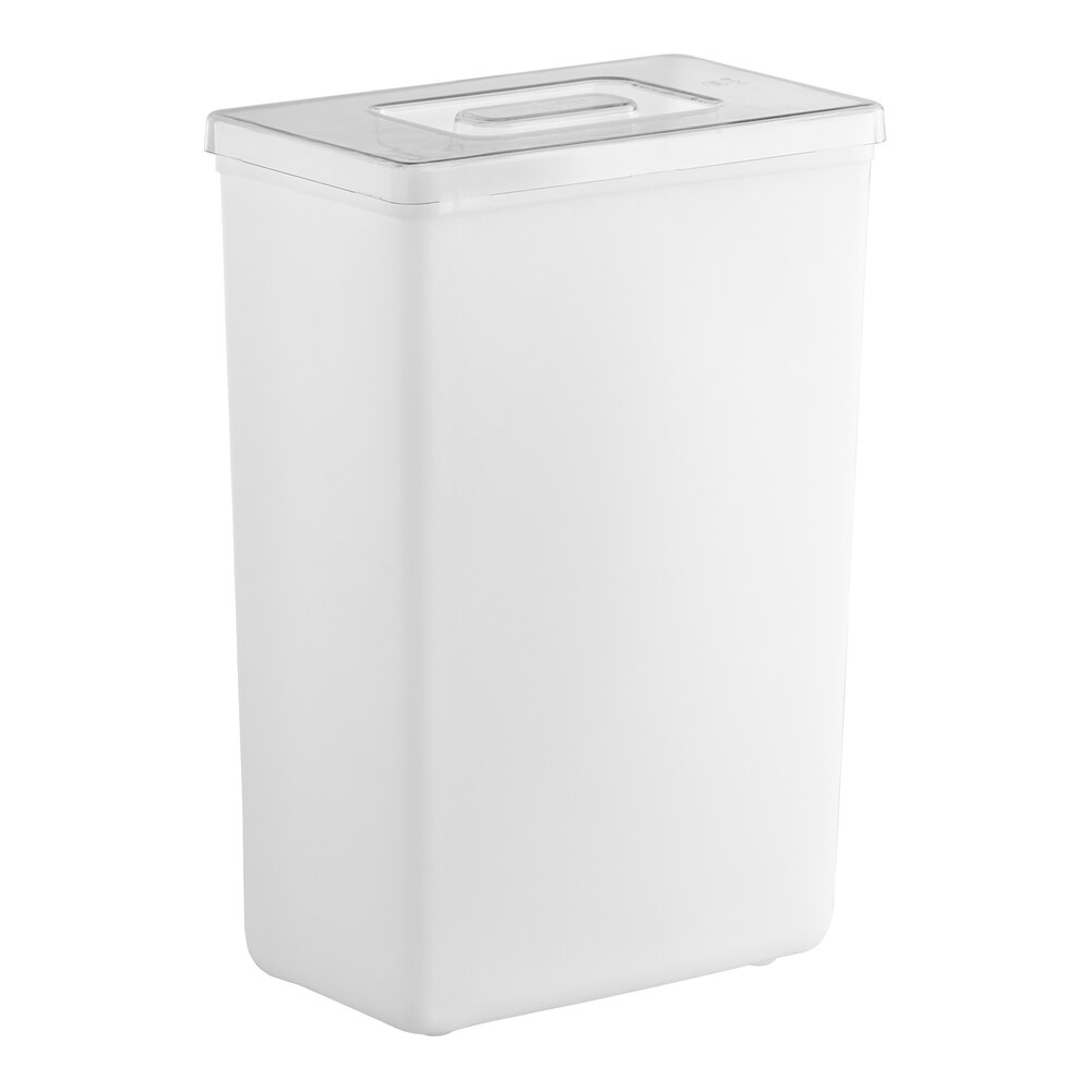Baker's Lane 10 Gallon / 160 Cup White Ingredient Bin