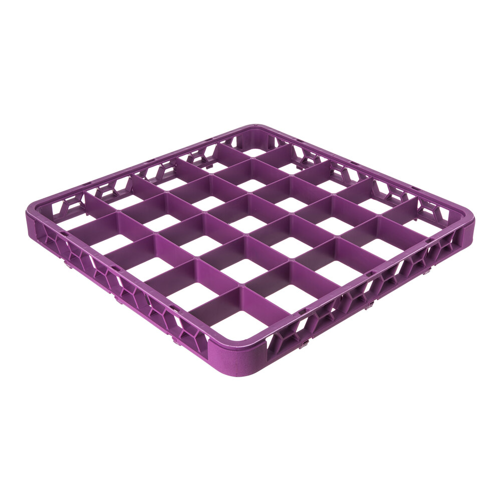 Carlisle RE25C89 OptiClean 25 Compartment Lavender Color-Coded Glass Rack Extender
