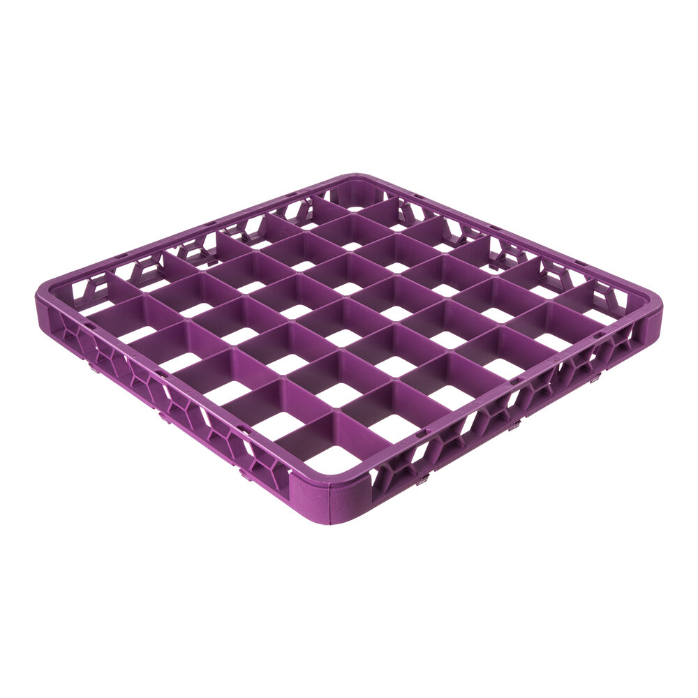 Carlisle RE36C89 OptiClean 36 Compartment Lavender Color-Coded Glass Rack Extender