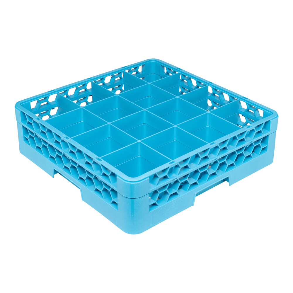 Carlisle RG16-114 16 Compartment OptiClean Glass Rack with 1 Extender