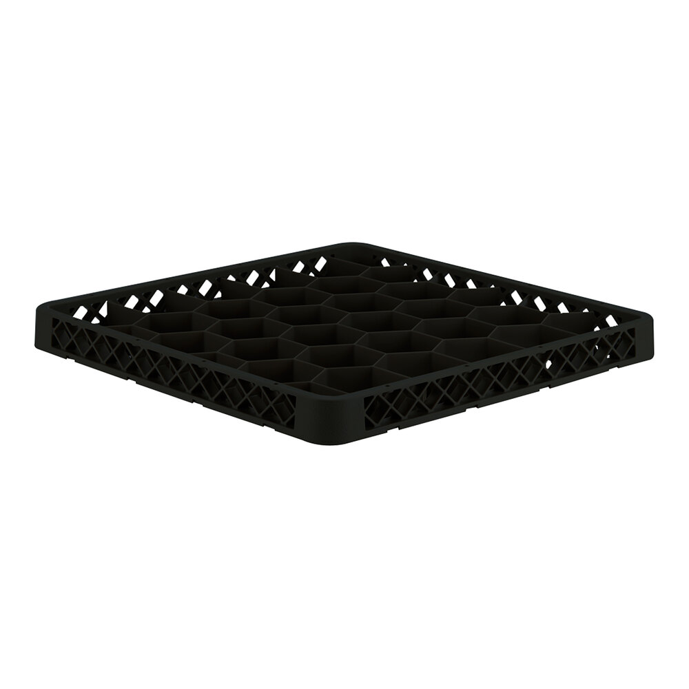 Vollrath TRH-06 Traex® Full-Size Black 30 Compartment Glass Rack Extender