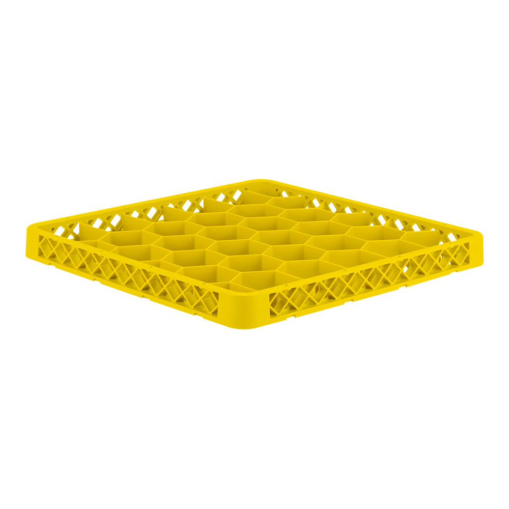 Vollrath TRH-08 Traex® Full-Size Yellow 30 Compartment Glass Rack Extender