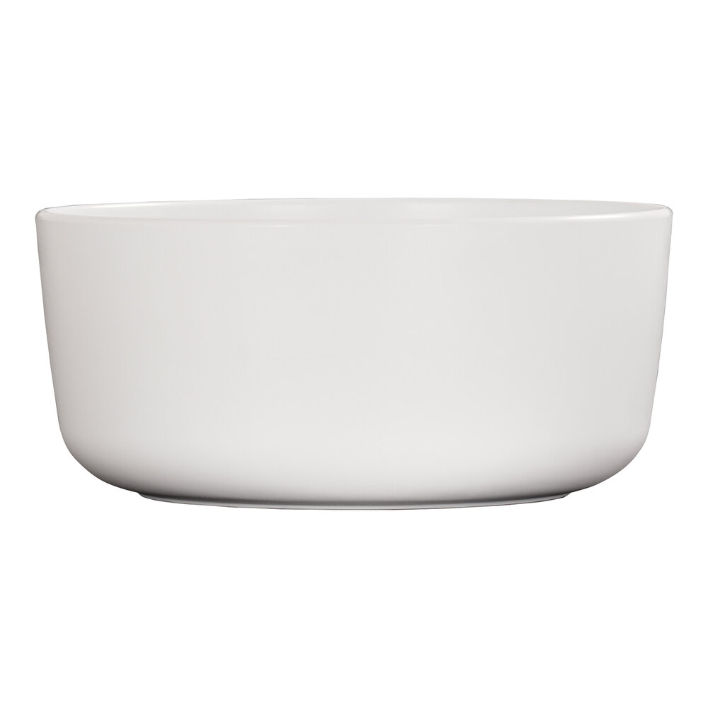 Cal-Mil Oslo 142 oz. White Round Melamine Serving Bowl - 6/Case