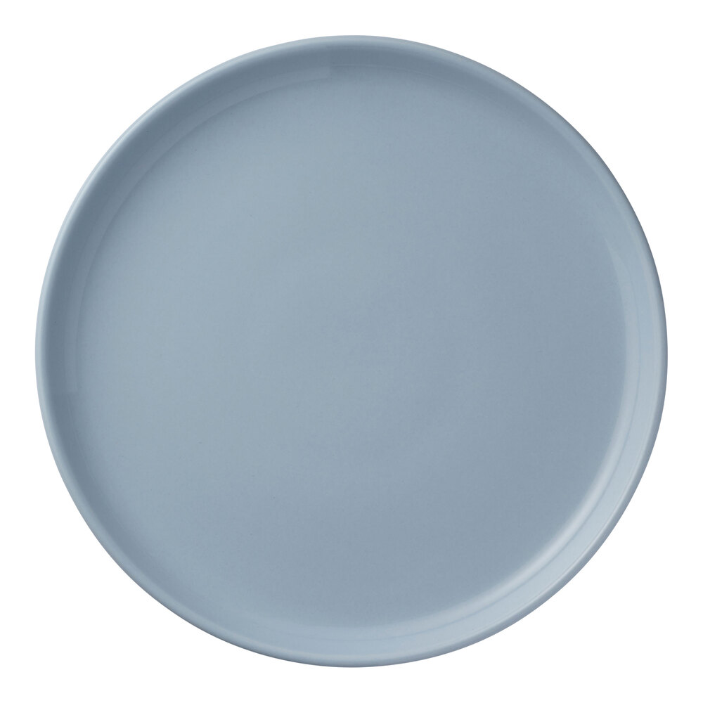 Libbey Porcelana Color 7 3/4" Mist Stackable Round Porcelain Plate - 12/Case