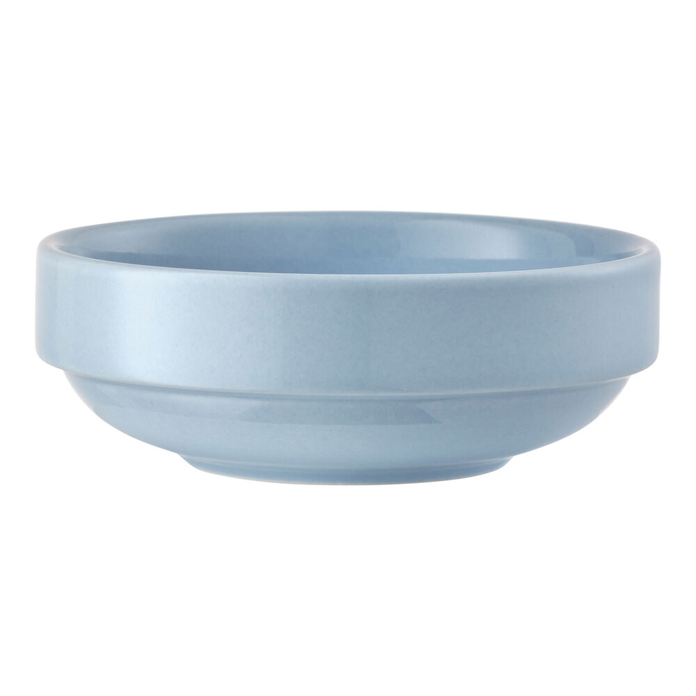 Libbey Porcelana Color 6 oz. Mist Stackable Round Porcelain Bowl - 36/Case