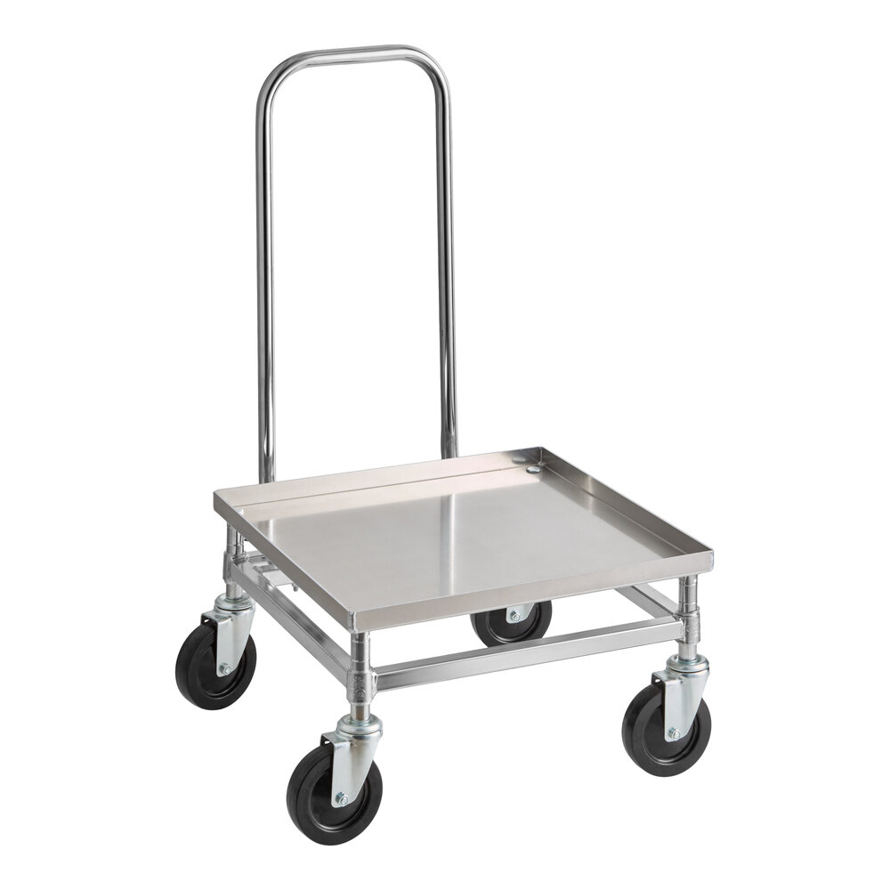 Metro DH2121C Heavy Duty Aluminum Glass Rack Dolly with Handle