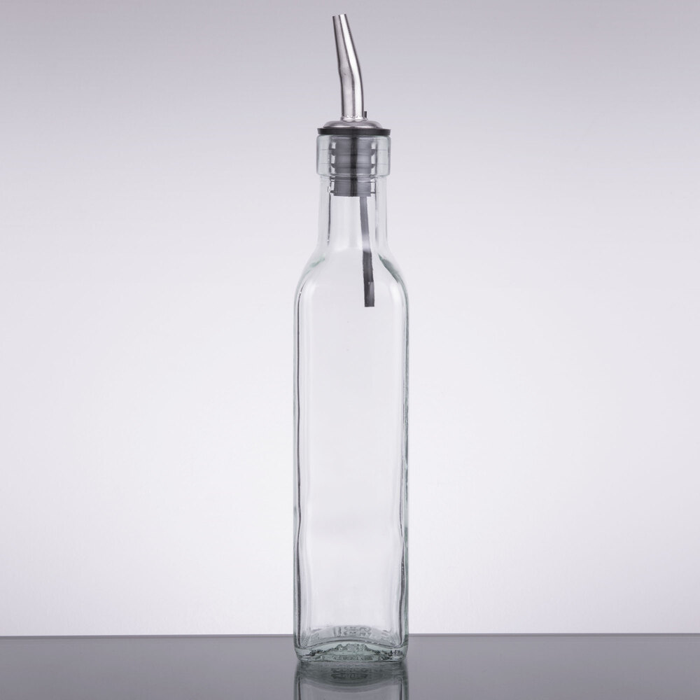 Tablecraft Prima 8.5 oz. Olive Oil Cruet with Pourer - 12/Case