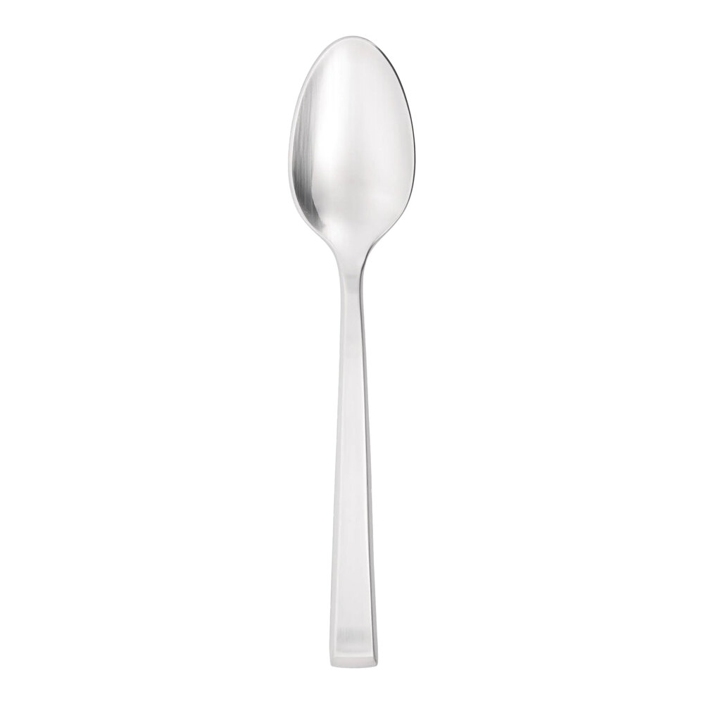 Libbey Santorini Satin II 6 3/8" 18/0 Stainless Steel Heavy Weight Teaspoon - 12/Case