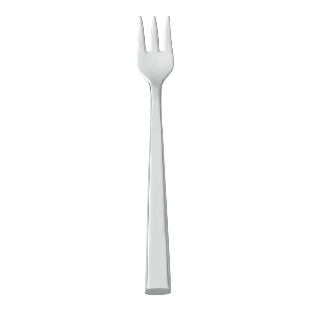 Libbey Santorini Satin II 5 3/8" 18/0 Stainless Steel Heavy Weight Cocktail Fork - 12/Case
