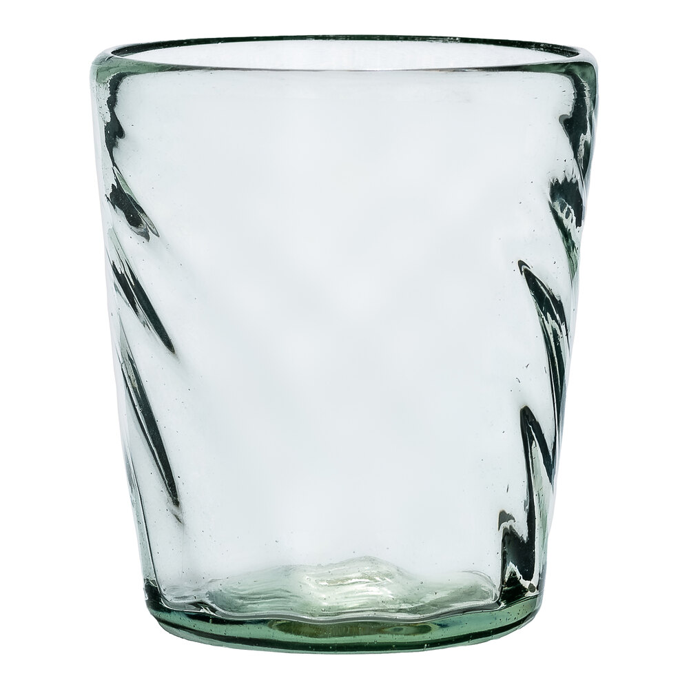 10 Strawberry Street Optic Swirl 12 oz. Rocks / Double Old Fashioned Glass - 6/Case