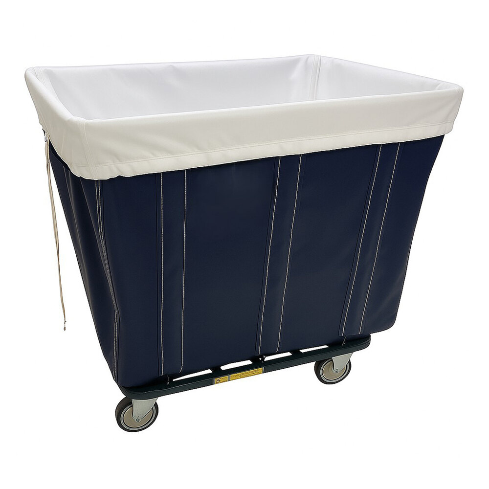 R&B Wire Products, Inc. 43W8 White Nylon Liner Insert with Drawstring for 12, 14, and 16 Bushel Trucks