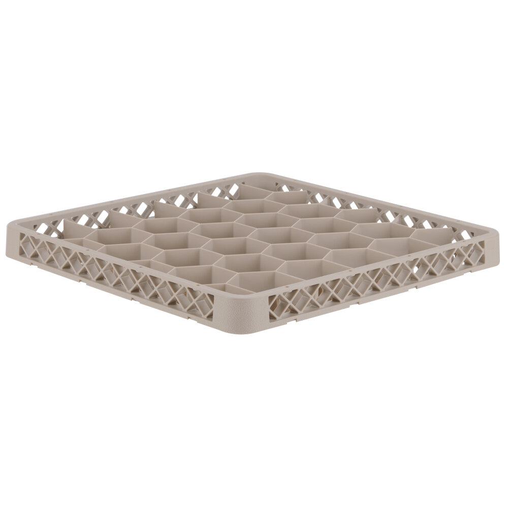 Vollrath TRH-32 Traex® Full-Size Beige 30 Compartment Glass Rack Extender