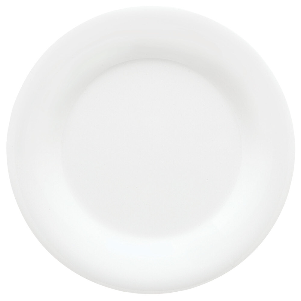 GET WP-5-DW Diamond White 5 1/2" Wide Rim Plate - 48/Case