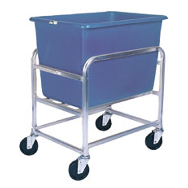 Winholt 30-6-SS/BL Stainless Steel Bulk Mover with 6 Bushel Blue Tub