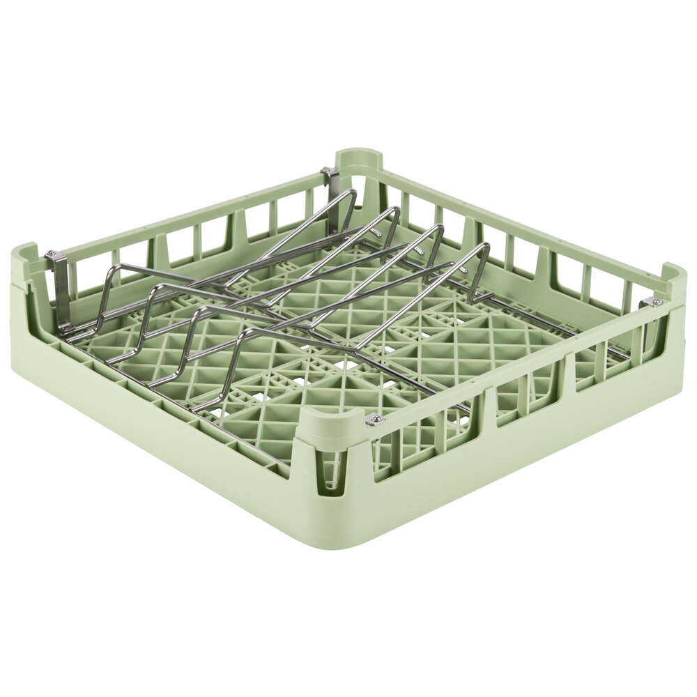 Vollrath 52664 Signature Full-Size Light Green Open End Sheet Pan / Tray Rack