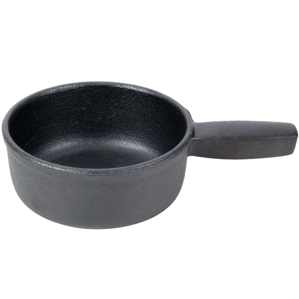 American Metalcraft CIFD 12 oz. Mini Cast Iron Fondue Pot