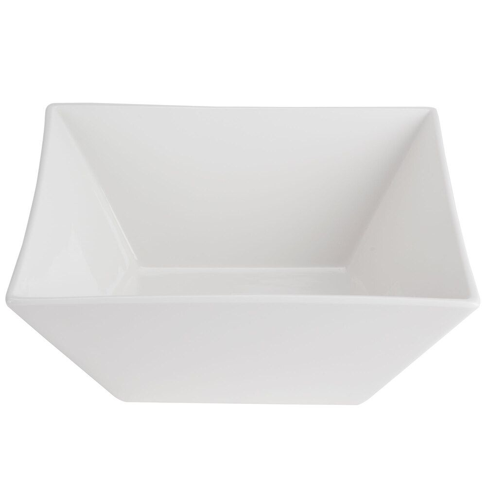 American Metalcraft Prestige WFB12 12" x 12" Square Porcelain Bowl