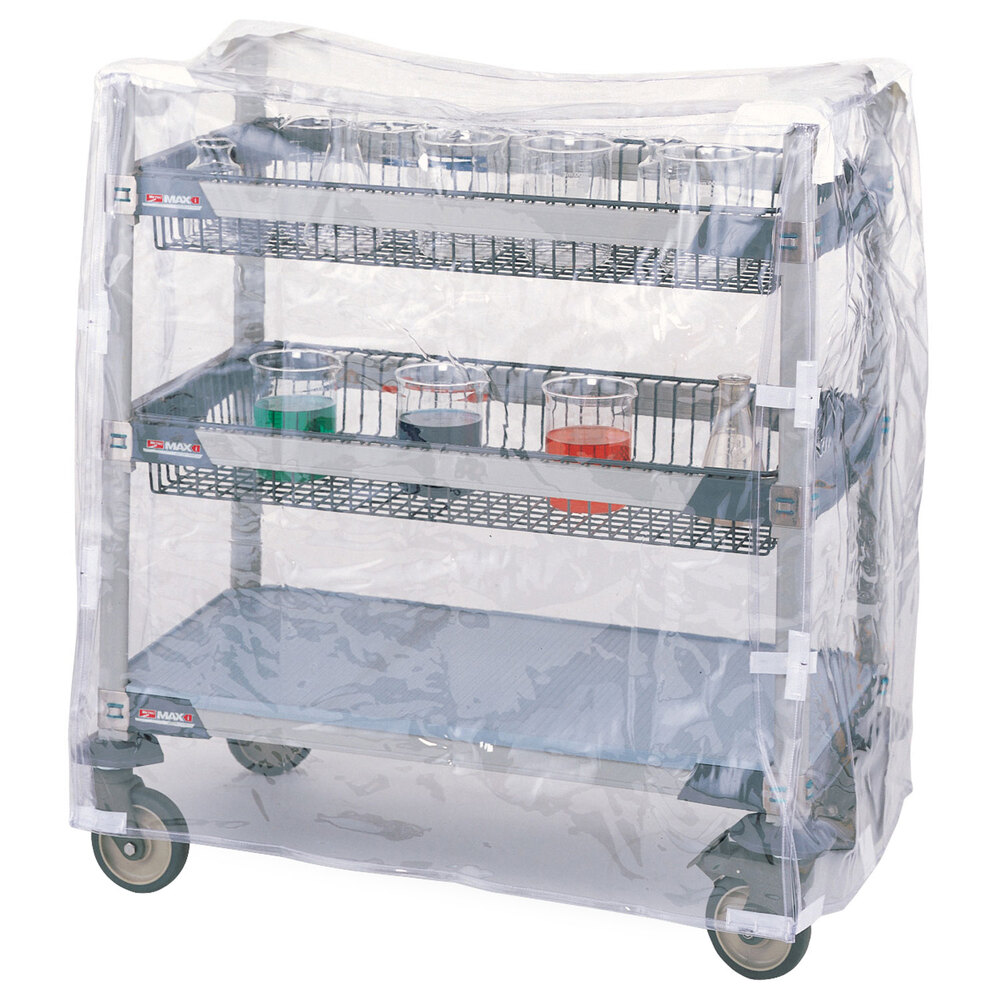 Metro GWCVC62 Clear Vinyl Cart Cover 36" x 18" x 52"