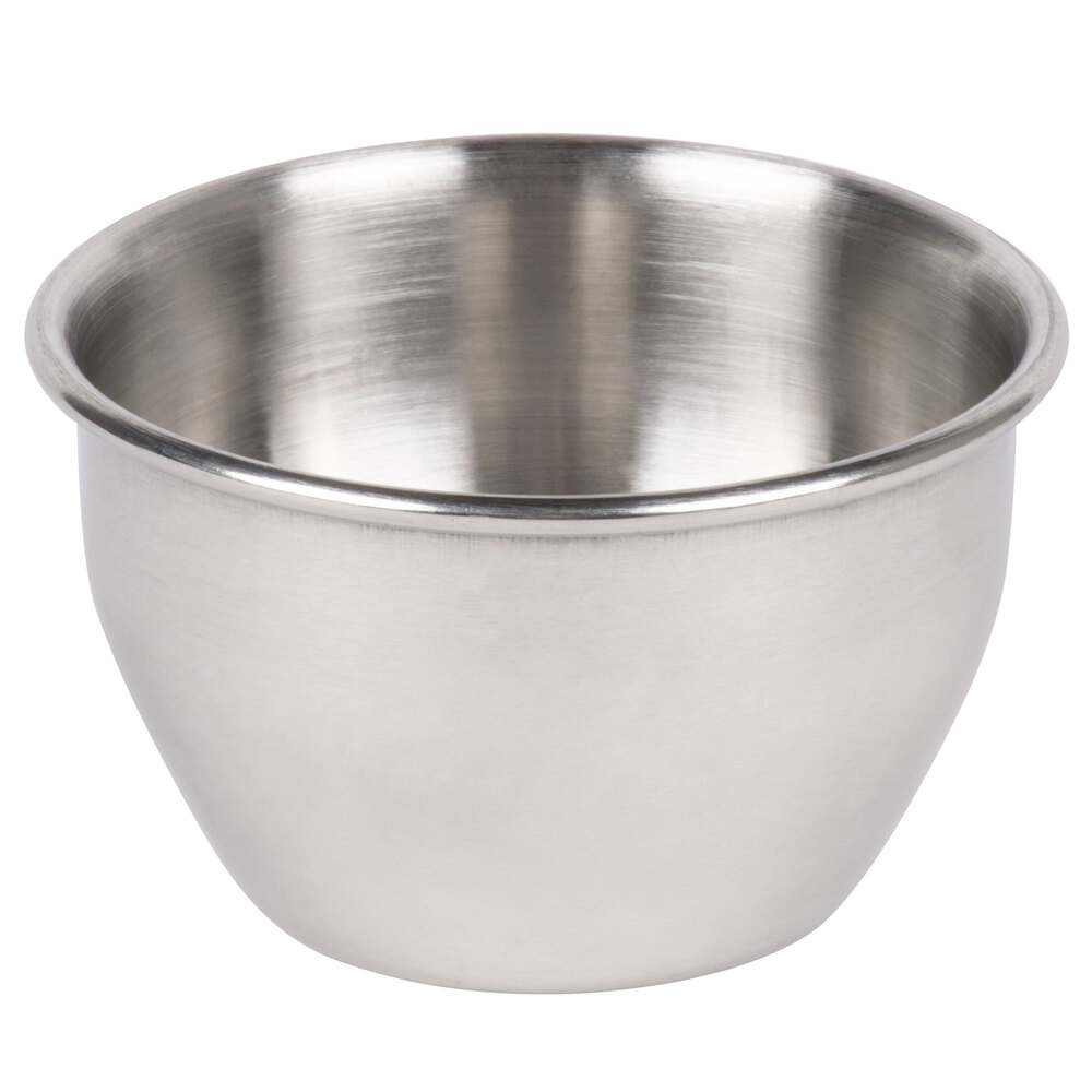 American Metalcraft B31 8 oz. Stainless Steel Round Sauce Cup - 12/Case