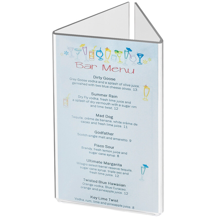 Cal-Mil 542 Triangle Displayette - 4 1/4" x 7 1/2"