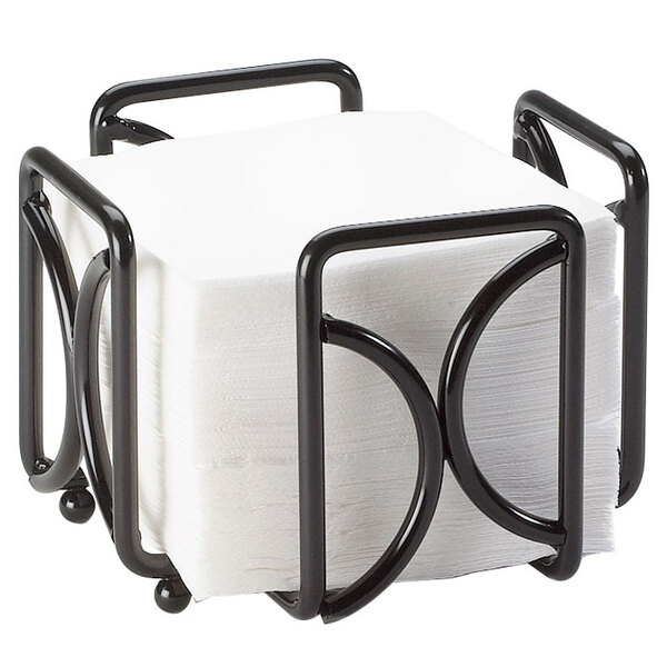 Cal-Mil 1243 Black Wire Beverage Napkin Holder