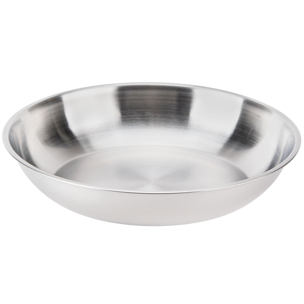 American Metalcraft SSEA12 Stainless Steel Seafood Tray - 12" X 1 1/2"