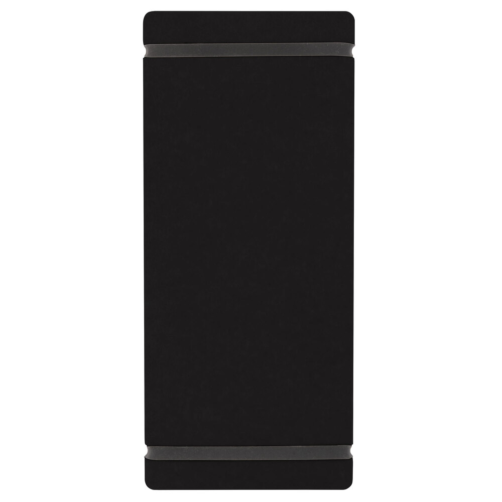 Cal-Mil 2034-411-13 4" x 11" Black Menu Board with Flex Bands