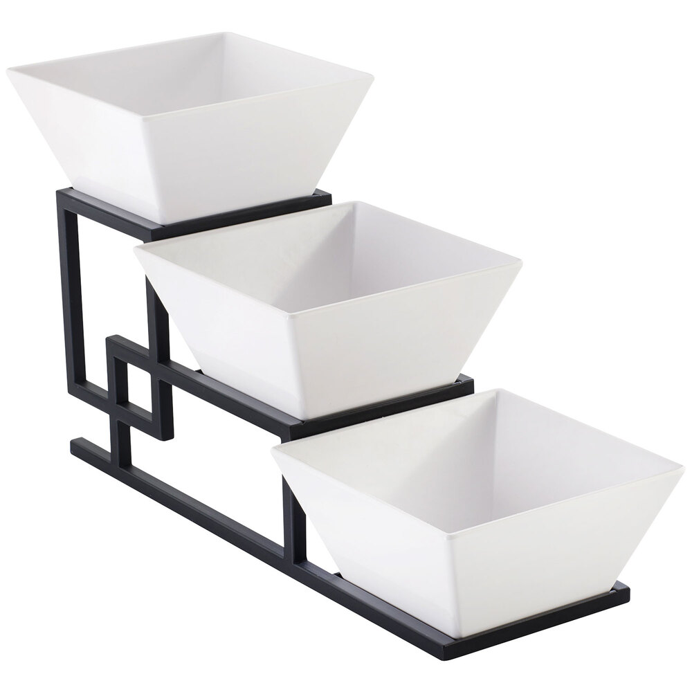 Cal-Mil 3404-13 Union 3 Tier Square Bowl Display