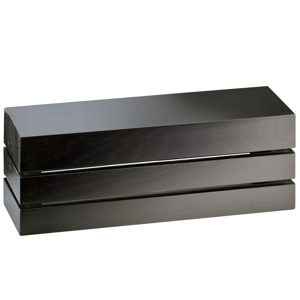 Cal-Mil 1943-3-96 Midnight Rectangle Crate Riser - 20" x 7" x 3"