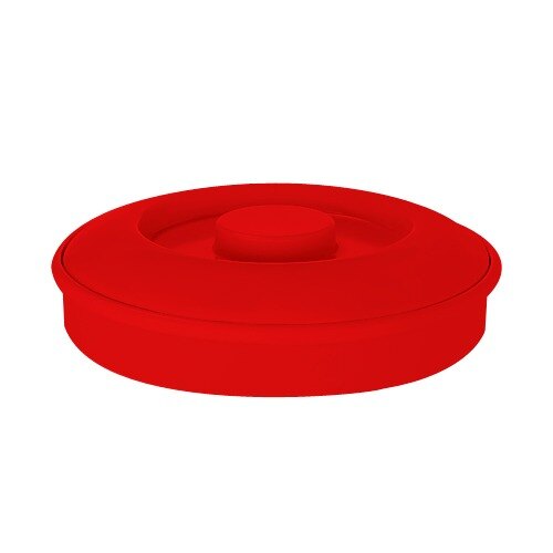 GET TS-800 Red 7 3/4" Melamine Tortilla Server with Lid - 24/Case